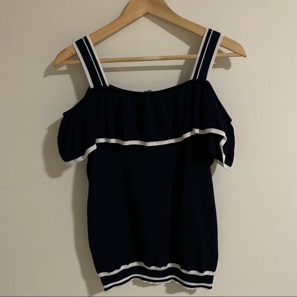 Navy Blue Blouse